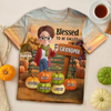 Custom Fall Autumn Unisex T-shirt - Personalized Birthday Gifts For Mom, Grandma - Generations Shine With Shared Love