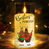 Custom LED Candle Light - Personalized Christmas Best Friend Birthday Gifts For Women, Besties, Sisters, BFF - Side By Side Through Every Season