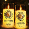 Custom Photo LED Candle Light - Personalized Christmas Memorial Sympathy Gifts For Loss Of Mom, Dad - Love Echoes Through Time And Memory