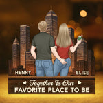 Custom Shaped Light Box - Personalized Anniversary Wedding Gifts For Husband And Wife, Him And Her - Love Grows In Every Place