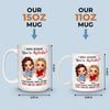 Custom Mug - Personalized Best Friend Birthday Gifts For Women, Besties, Sisters, BFF - Too Much Fun To Handle