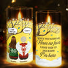 Custom LED Candle Light - Personalized Christmas Memorial Sympathy Gifts For Loss Of Mom, Dad - Your Light Still Guides Us