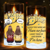 Custom LED Candle Light - Personalized Christmas Memorial Sympathy Gifts For Loss Of Mom, Dad - Your Light Still Guides Us
