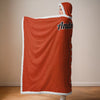 Custom Snuggle Blanket, Hoodie Blanket - Personalized Birthday Sport Gifts For Sports Fans, Sports Lovers - Born To Cheer Loud
