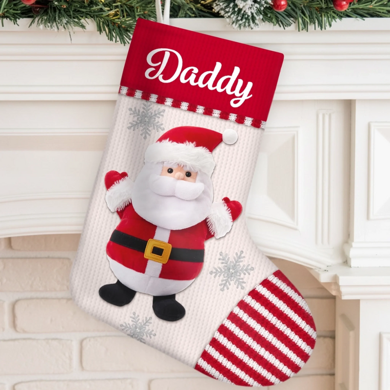 Custom Christmas Stocking - Personalized Christmas Birthday Gifts For Mom, Dad, Brother, Sister, Kids - Meet The Festive Five