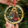 Custom Circle Glass Ornament - Personalized Best Friend Christmas Birthday Gifts For Women, Besties, Sisters, BFF - Sparkles Of Our Story