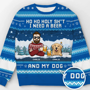 Custom Unisex Ugly Sweatshirt - Personalized  Christmas Birthday Gifts For Dog Lovers, Dog Dad And Mom - Jingle All The Paws