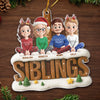 Custom Acrylic Ornament - Personalized Christmas Birthday Gifts For Brother, Sister - Together Through It All