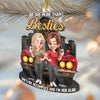 Custom Acrylic Ornament - Personalized Best Friend Christmas Birthday Gifts For Women, Besties, Sisters, BFF - We More Than Besties