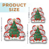 Custom Snowman Acrylic Ornament - Personalized Christmas Birthday Gifts For Mom, Dad, Brother, Sister, Kids - Love Warms Every Winter