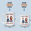 Custom Mug - Personalized Birthday Gifts For Mom, Dad, Daughter - Love Served Daily