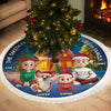 Custom Tree Skirt - Personalized Christmas Birthday Gifts For Mom, Dad, Brother, Sister, Kids - Love Warms Our Christmas Home