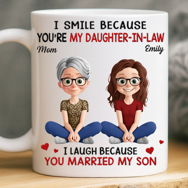 Custom Mug - Personalized Birthday Gifts For Mom, Daughter-In-Law - More Than Family