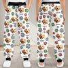 Custom Photo Unisex Sweatpants - Personalized Christmas Birthday Gifts For Dog Cat Lovers, Dog Dad And Mom, Cat Owners - Warm Paws Warm Heart