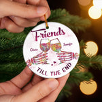 Custom Ceramic Ornament - Personalized Best Friend Christmas Birthday Gifts For Women, Besties, Sisters, BFF - My Favorite Gift Is You