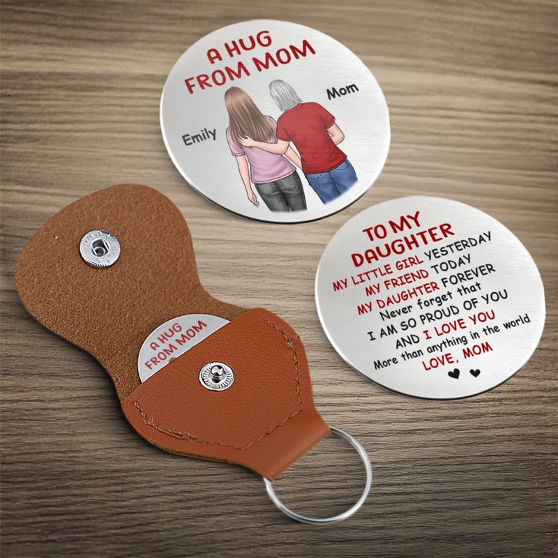 Custom Pocket Hug - Personalized Birthday Gifts For Mom, Son, Daughter - The Bond We Share Can Never Fade