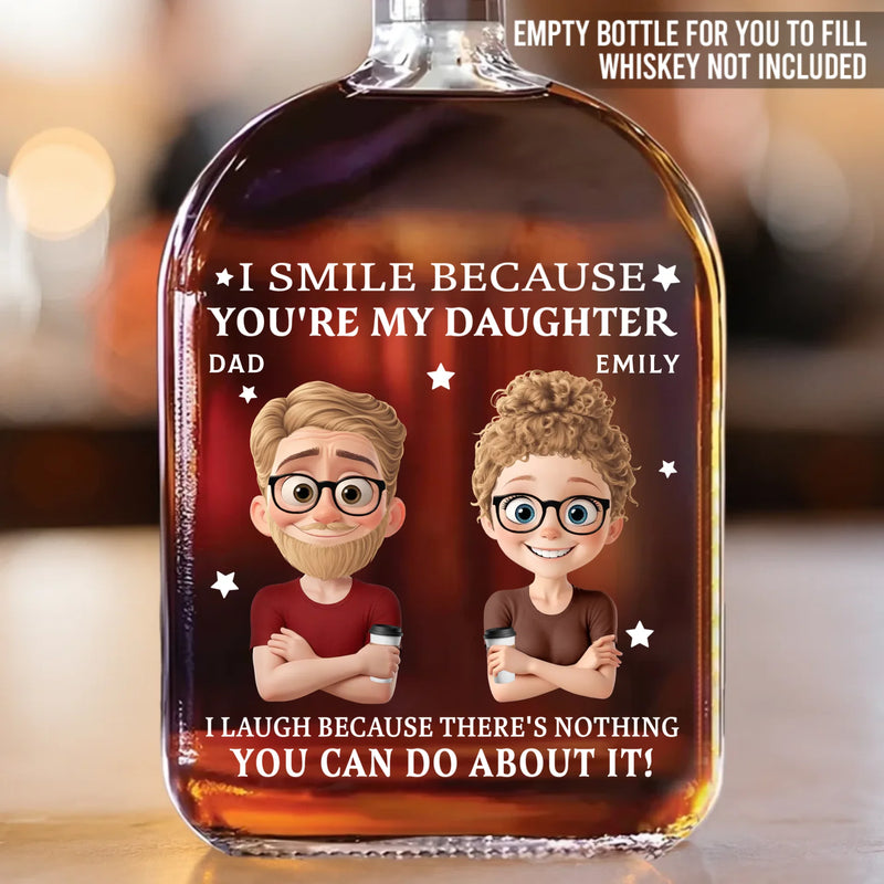 Custom Whiskey Bottle - Personalized Birthday Gifts For Mom, Dad, Son, Daughter - Memories in Every Sip