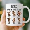 Custom Funny Boss Gift Mug - Personalized Birthday Gifts For Coworker, Work Bestie - Your Daily Dose Of Trouble