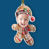 Custom Photo Acrylic Ornament - Personalized  Christmas Baby Shower, Gender Reveal Gifts For New Moms, New Dads, New Parents - Tiny Joy Wrapped In Christmas Magic