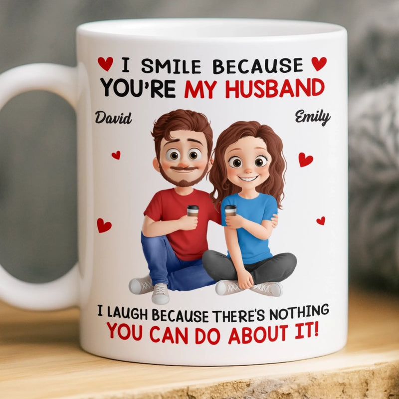 Custom Mug - Personalized Anniversary Wedding Gifts For Husband And Wife, Him And Her - In You I Found My Forever