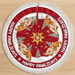 Custom Tree Skirt - Personalized Christmas Birthday Gifts For Dog Cat Lovers, Dog Dad And Mom, Cat Owners - Dreaming Of A Furry Christmas