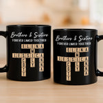 Custom Name Brothers and Sisters Gifts - Personalized Mugs