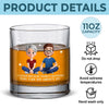 Custom Whiskey Glass - Personalized Birthday Gifts For Mom, Dad, Son - Strength Runs In Us
