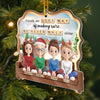Custom Acrylic Ornament - Personalized Best Friend Christmas Birthday Gifts For Women, Besties, Sisters, BFF - We Laugh In Sync