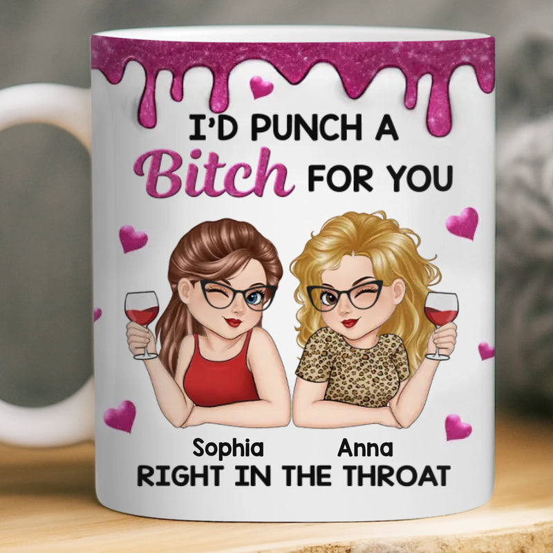 Custom Mug - Personalized Best Friend Birthday Gifts For Women, Besties, Sisters, BFF - Chaos Coordinator And Partner In Crime