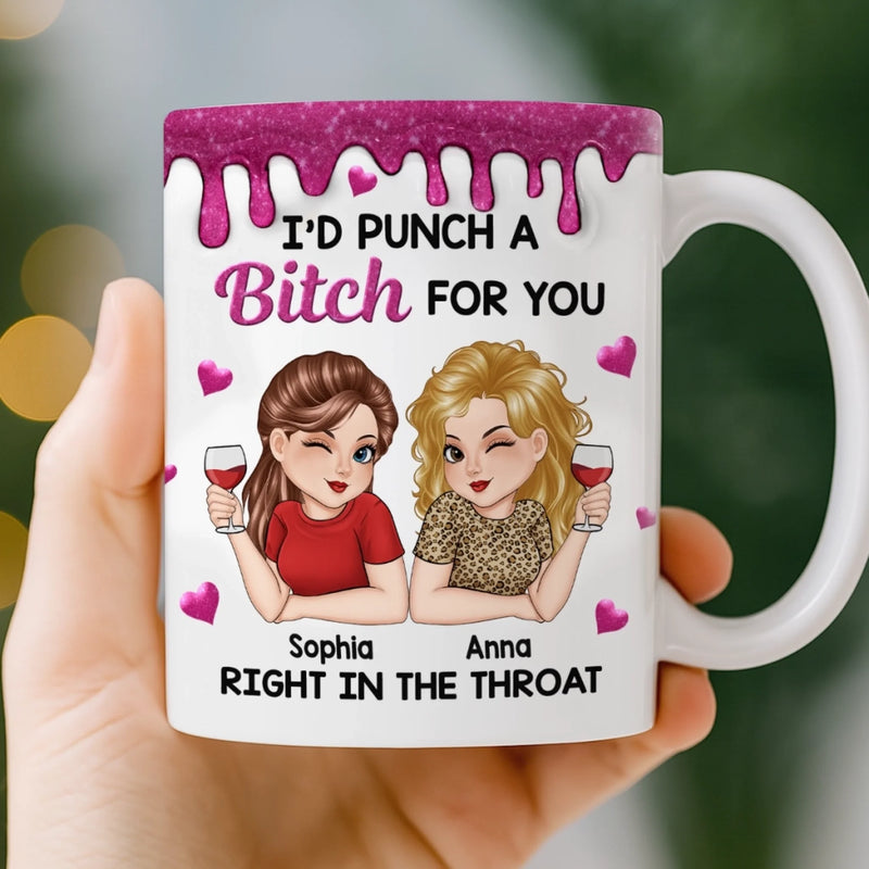 Custom Mug - Personalized Best Friend Birthday Gifts For Women, Besties, Sisters, BFF - Chaos Coordinator And Partner In Crime
