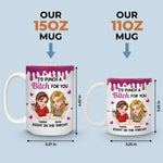 Custom Name Funny Best Friend Gifts for Women - Personalized Mugs