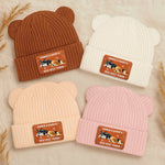 Custom Baby Beanie And Mittens Set - Personalized Baby Shower, Gender Reveal Gifts For New Moms, New Dads, New Parents, Dog Cat Lovers - New Adventure Begins