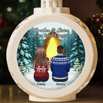 Custom Candlelight Lantern Ornament -  Personalized Christmas Birthday Gifts For Brother, Sister - Keep The Light Within