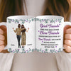Custom Mug - Personalized Best Friend Birthday Gifts For Women, Besties, Sisters, BFF - Forever My Favorite Chaos Crew