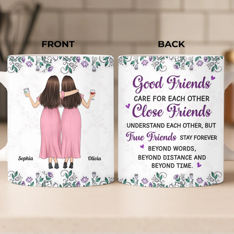 Custom Mug - Personalized Best Friend Birthday Gifts For Women, Besties, Sisters, BFF - Forever My Favorite Chaos Crew
