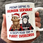 Custom Funny Cat Christmas Gifts for Cat Lovers - Personalized Mugs