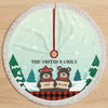Custom Tree Skirt - Personalized Christmas Birthday Gifts For Mom, Dad, Brother, Sister, Kids - Love Looking Back