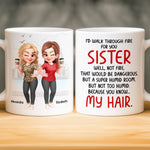 Custom Mug - Personalized Best Friend Birthday Gifts For Women, Besties, Sisters, BFF - You Make My Heart Smile