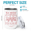 Custom Wine Tumbler - Personalized Best Friend Birthday Gifts For Women, Besties, Sisters, BFF - My Daily Dose Of Joy