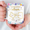 Custom Long Distance Mug - Personalized Best Friend Birthday Gifts For Women, Besties, Sisters, BFF - Different Places Same Bond