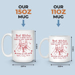 Custom Name Funny Best Bitches Gifts for Women - Personalized Mugs