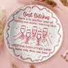 Custom Full-Print Round Jewelry Dish - Personalized Best Friend Birthday Gifts For Women, Besties, Sisters, BFF - Shared Smiles Only