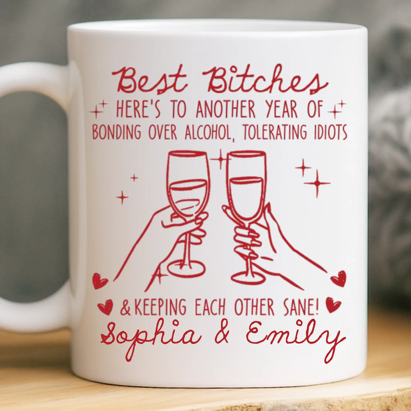 Custom Mug - Personalized Best Friend Birthday Gifts For Women, Besties, Sisters, BFF - Soul Talks Daily