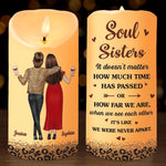 Custom LED Candle - Personalized Best Friend Birthday Gifts For Women, Besties, Sisters, BFF - You Make Every Day Brighter