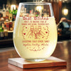 Custom Wine Glass - Personalized Best Friend Birthday Gifts For Women, Besties, Sisters, BFF - Moments Aged Perfectly