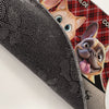 Custom Home Decor Decorative Mat - Personalized  Christmas Birthday Gifts For Dog Cat Lovers, Dog Dad And Mom, Cat Owners - Furry And Festive Troublemakers