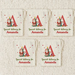 Custom Name Santa Christmas Gifts - Personalized Christmas Favor Bag