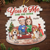 Custom Acrylic Ornament - Personalized Anniversary Christmas Wedding Gifts For Husband And Wife, Dog Cat Lovers - Fetching Memories Together