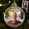 Custom Photo Acrylic Ornament - Personalized Christmas Memorial Sympathy Gifts For Loss Of Mom, Dad - In Every Sunset I Feel You