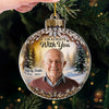 Custom Photo Acrylic Ornament - Personalized Christmas Memorial Sympathy Gifts For Loss Of Mom, Dad - In Every Sunset I Feel You